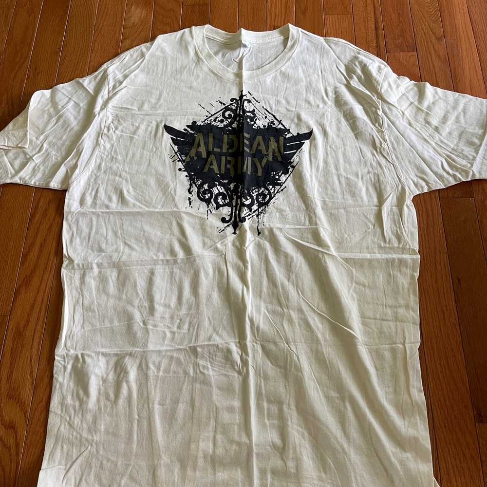 Aldean Army White Short-Sleeve Graphic Tee